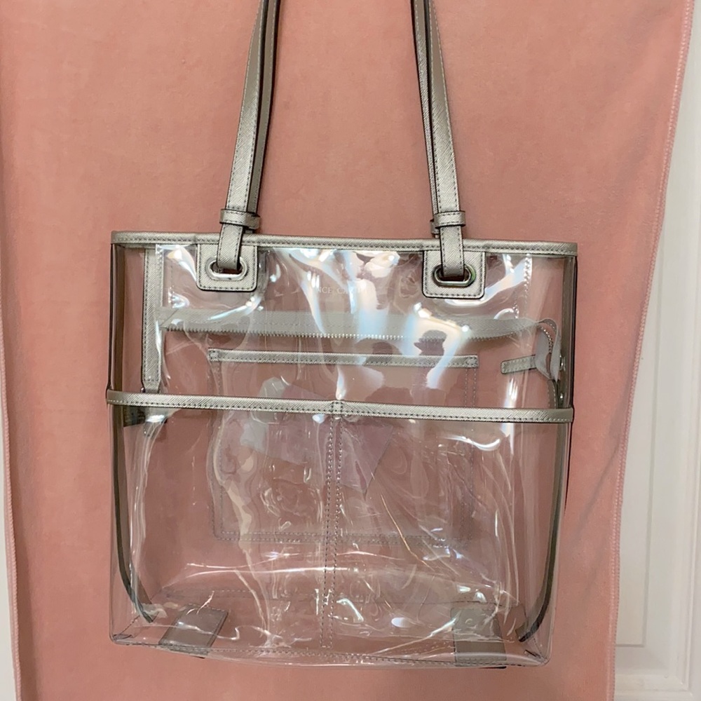 NEW Vince Camuto Clear tote bag.
